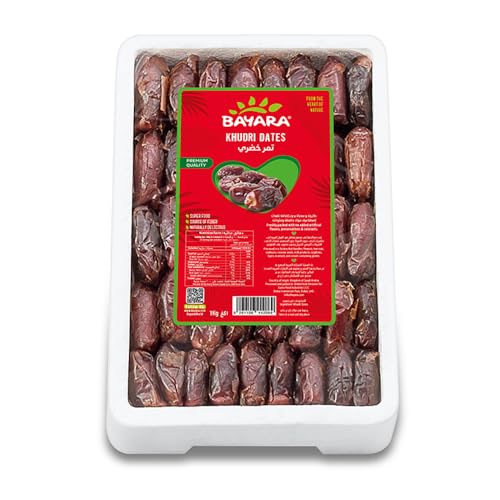Bayara Dates Khudri Foam Tray, 1 kg