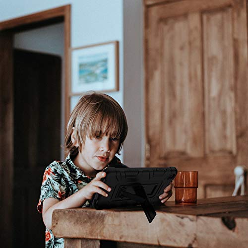 Samsung Galaxy Tab A 8.4 2020 Case, Hybrid Shockproof Rugged Drop Protection Cover Built With Kickstand For Galaxy Tab A 8.4 Inch 2020 Sm-T307 (Black) #TOP5