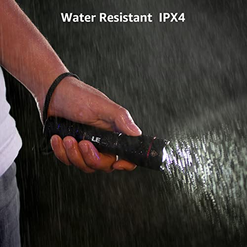 Le Led Rechargeable Flashlight, Lp3000 High Lumens, Zoomable, Bright Flashlight, Waterproof, 5 Lighting Modes,Small Handheld Flashlight For Camping, Emergencies, Usb Cable Included #TOP6