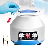 Zentrifuge, Laborzentrifuge Elektrische Zentrifuge 6x15ml mit LCD-Bildschirm 4000 U/min Tischzentrifuge 100min Limit 1953xg Instellbare Geschwindigkeit Zeit für 2-15ML Probe für Labor Forschung Lehre