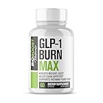 GLP-1 Burn MAX | Weight Loss Pills for Women & Fat Burner for Men + Appetite Suppressant & Energy Supplement | 3rd Party Tested Formula | 5 Powerful Ingredients - 60 Capsules to Lose Weight