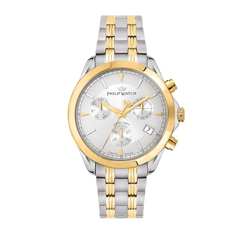 Philip Watch Reloj Hombre, Cronógrafo, Analógico, 41 mm, Colección Blaze, Swiss Made
