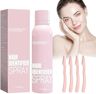Women Hair Identifier Spray For Face Shaving And 4 Razor Dermaplaning No Irritation Depilatory Soothing Spray For Skin And Body Quick & Easy Hair Removal-picture-57