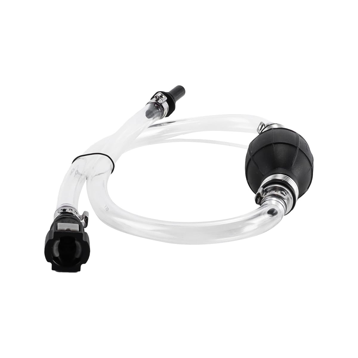 Herramienta de purga y cebado de combustible diésel con tubo de aceite, purgador de cebado manual compatible con vehículos Land Rover, Jaguar y Volvo. Herramienta de combustible para.
