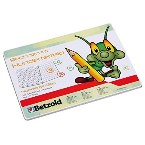 Betzold 87275 - Rechenbox ZR 100 - Mathematik-Set Hunderterfeld + Hundertertafel Cover