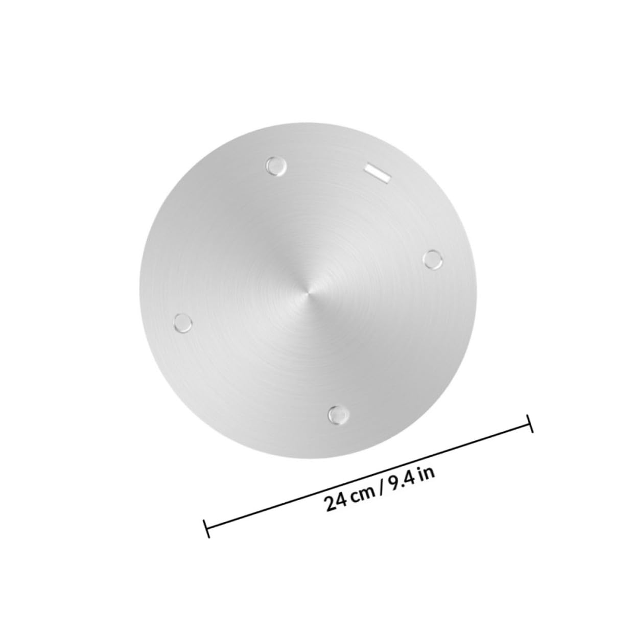 Placa Adaptadora Difusor de Calor de Acero Inoxidable para Inducción Resistente y Fácil de Limpiar Adecuado para Utensilios de Cocina en Gas y Eléctrica