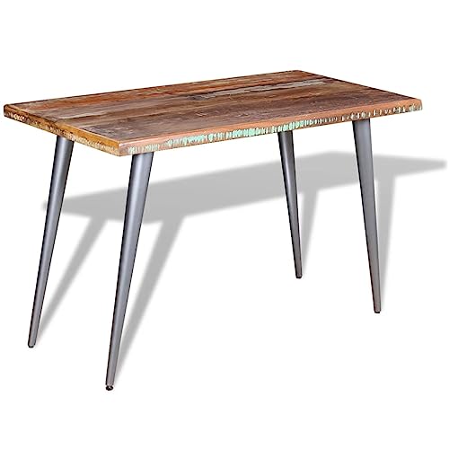 Table en bois massif robuste et stable pour petite salle à manger