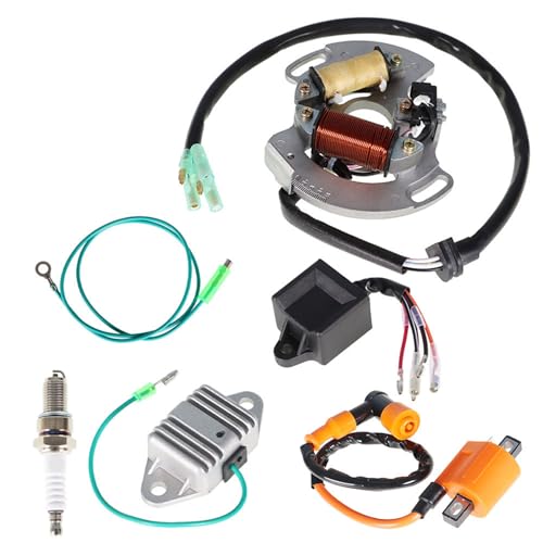 Jeech Ignition Coil CDI Stator Regulator Rectifier Replacement for 3KJ-82310-10-00 Replacement for Yamaha Blaster YFS200 1997-2001