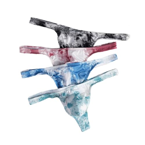 Sports Print Men Thong Male Breathable G-String Panties Sexy T-back Lingerie2