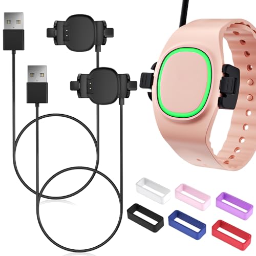 Cargador Magic Band Plus compatible con Disney y 6 clips de seguridad en pack de dos unidades