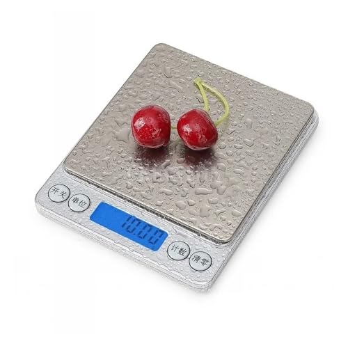 Báscula de cocina 500g 0.01g de precisión acero inoxidable miniatura 5