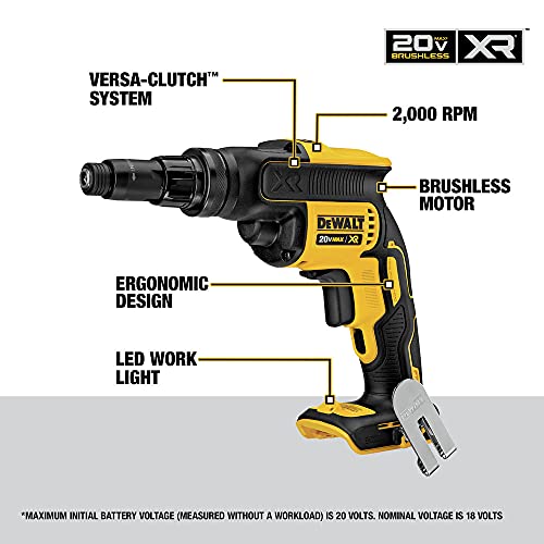 DEWALT 20V MAX XR Screw Gun