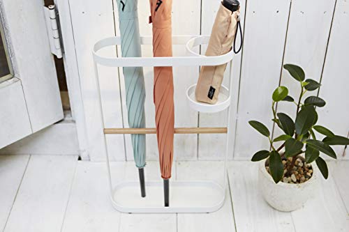 YAMAZAKI home Tosca Umbrella Stand, White - Thumbnail 6