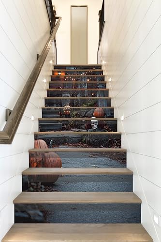 AMAZING WALL Halloween Stair Riser Stickers Peel and Stick Removable