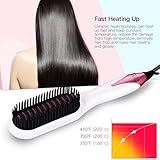 【Dientes Anti-escaldadura con Doble Deslizamiento】-- facilitan el deslizamiento del cabello, pueden ayudar a evitar lastimar el cuero cabelludo y tirar del cabello al peinarlo.