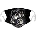 Produktbild Enicuter Gesichtsbedeckung Atmungsaktiv Waschbar Wiederverwendbar Mund-Muffel 3D Wolf Print Mund Solf Bandanas 5 Schichten Gesichtstuchfilter für Männer Frauen