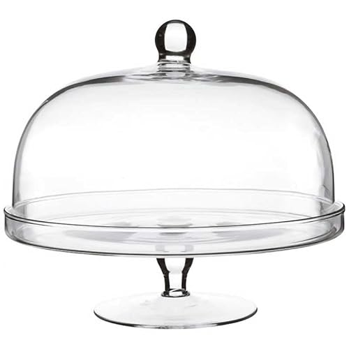 COTE TABLE Plat et sa Cloche Verre Noane 30x25cm Cover