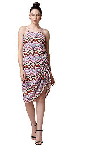 Image of OOMPH! Women's Crepe Sheath Knee-Length Dress