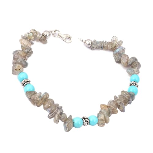 Bracelet labradorite argent 925 accessoire bohème chic pour femme