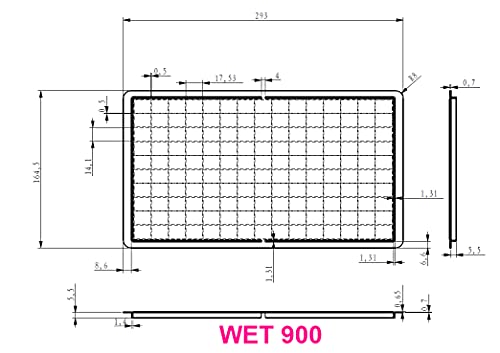 Cubre teclado de silicona para Sam4s ER-920, ER-940, SPS-320, SPS-340 miniatura 4
