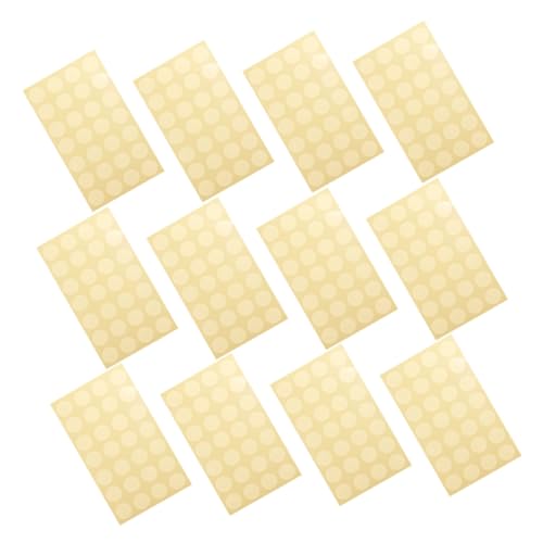 Etiquetas de refuerzo transparentes VILLCASE autoadhesivas para reparación de papel de oficina 2