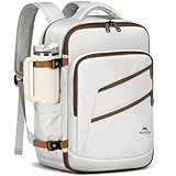 MATEIN Ryanair Handgepäck 40x30x20, Rucksack Handgepäck Flugzeug kompatibel mit USB Ladeanschluss, Rucksack 40x30x20 mit 15.6 Zoll Laptopfach für Damen, Reise, Business, Cloud Dancer