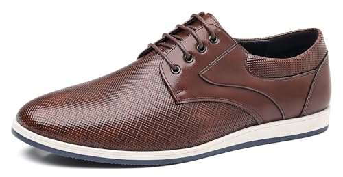 Image of Men's Fashion Casual Oxford Shoes Lace-up Formal Sneakers