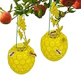 Bienenfalle - Solar Wespenfallen Outdoor für Hornisse | Fliegenkontrolle für Picknick, Terrasse, Rasen, Balkon, Hinterhof, Campingplatz, Park, Garage, Garten, Pool, Terrasse, Gärtner