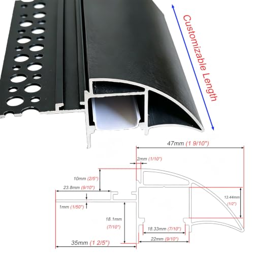 Protector puertas 210cm canal luz contra filtraciones 3