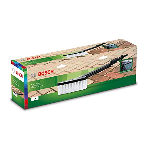 Image of Bosch Aquatak 130 1700-Watt High Pressure Washer (Green) & Bosch F016800359 Wash Brush for AQT Model (Black)