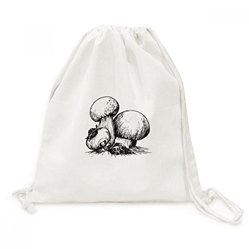 Toile Drawstring Backpack avec illustration de créature sac à dos cordon