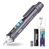 LETONNEY Non-Contact Voltage Tester Electrical Tester with Dual Range AC 12V/48V-1000V Live/Null Wir