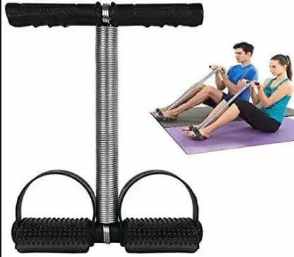Owlix Single Spring Tummy Trimmer Home Gym Exerciser Ab Exerciser (Black)-image-23