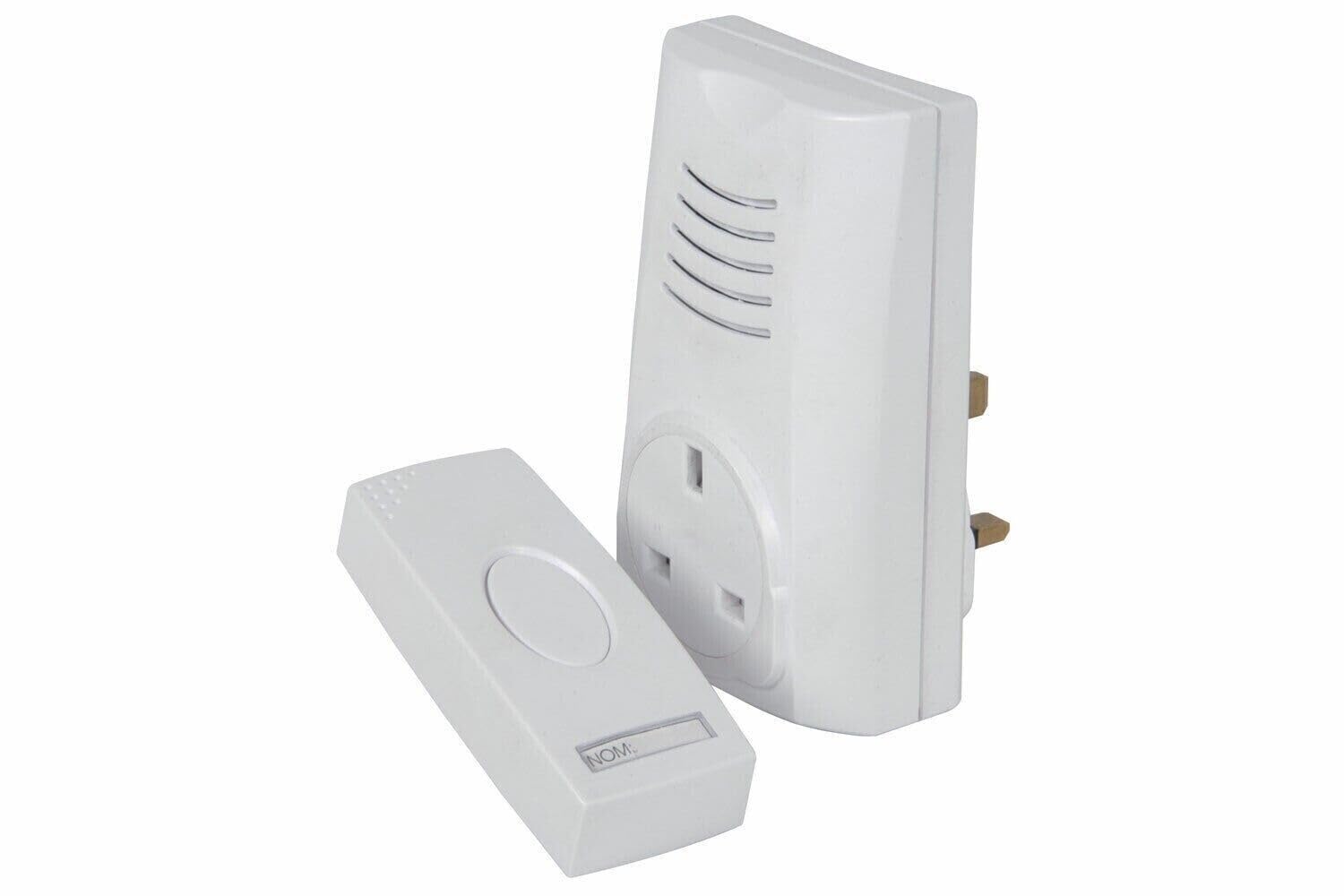 Marco Paul Interiors Garden Mile Wireless Doorbell – 100M Range Battery Operated Plug In Door Chime – Cordless Doorbell Kit With 16 Melodies - No Wifi Required