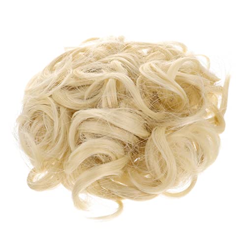 NOLITOY Realistic Hair Wig Cover for Cosplay and Styling Fullness and Volume Bun Accessory