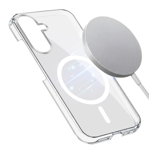 Image of Jkobi Lifetime Anti-Yellow MagSafe Compatible Clear Back Cover Case for Samsung Galaxy A37 5G (Sleek Hard Crystal | Shockproof and Camera Protection)