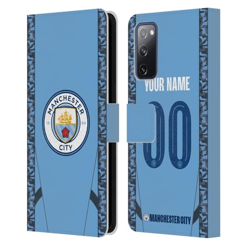 Coque Samsung Galaxy S20 FE Manchester City en cuir étui portefeuille personnalisable