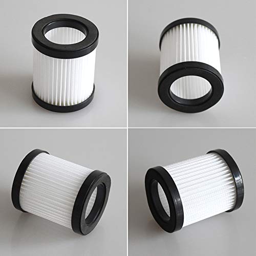 Tongdejing Lot de 6 filtres de rechange pour aspirateur sans fil MOOSOO XL 618 A, filtre aspirateur, passoire, dépoussiérage, pièces de rechange (blanc) – vue 9