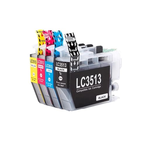 Cartouche LC3511 LC3513 pour Brother DCP-J572DW - Idéal pour les devoirs et photos de famille