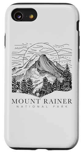 マウントレーニア ワシントン山 山登り サミット ハイキング スマホケース iPhone SE (2020) / 7 / 8 用