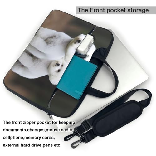 Bolso para Laptop Bichon Frise 14" para Hombre y Mujer miniatura 4