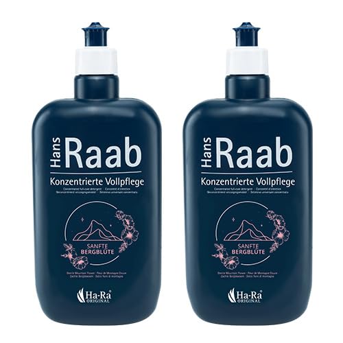 Hans Raab Produit d'entretien concentré parfum Fleurs de montagne douces 2 x 500 ml | Nettoyant universel pour la maison, le jardin et la voiture | Économique, polyvalent, respectueux de