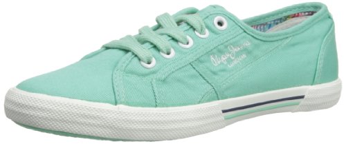 Pepe Jeans Abe-290 F baskets basses femme tennis mode en toile légères