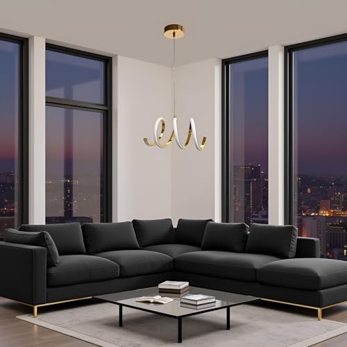 Image of LED Hanging Lights for Home Decoration, Pendant Lights for Ceiling Kitchen, Hanging Lights for Living Room /Dining Area /Cafe (Pack of 1) (Kitchen Island)