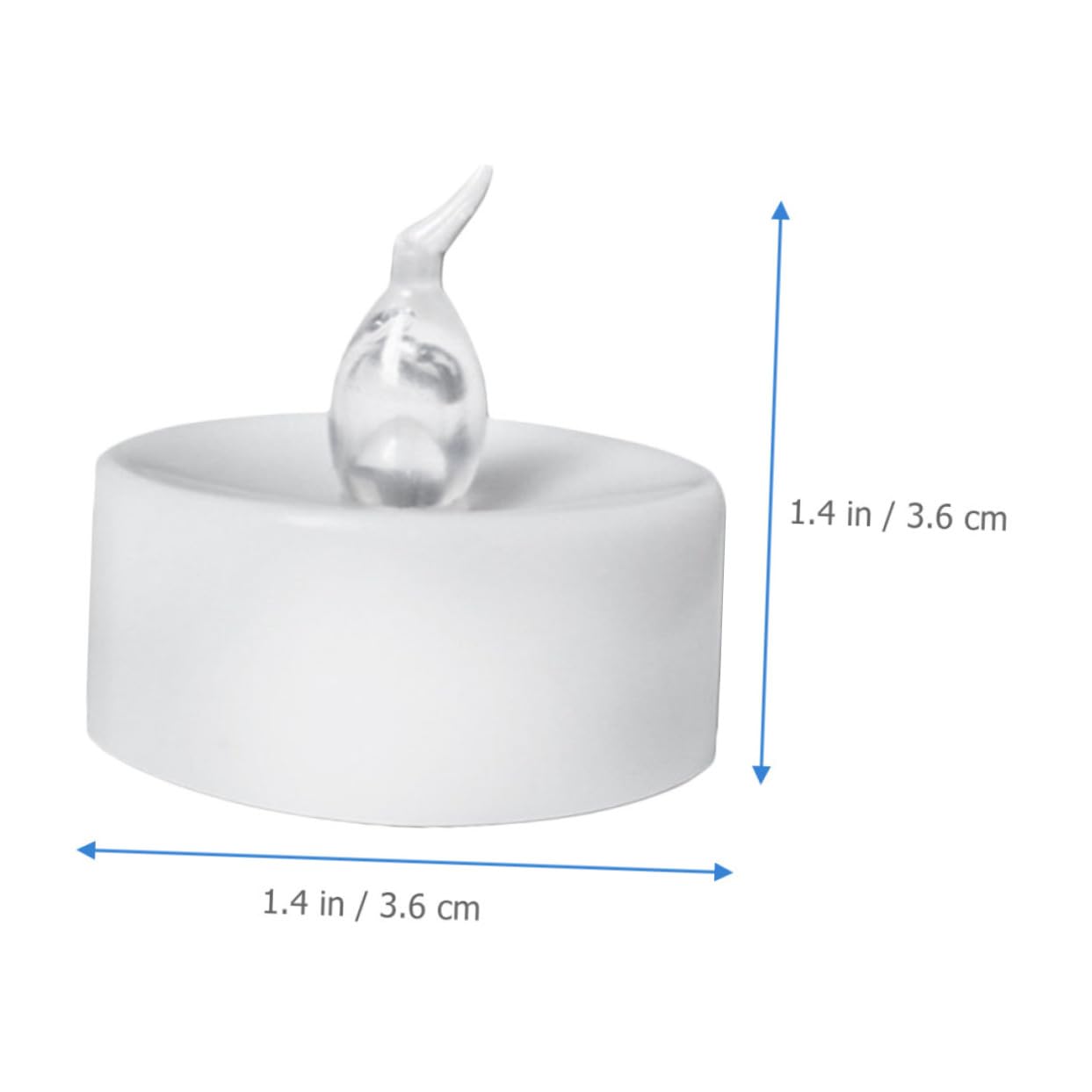 12 Pezzi Candele LED Tealight senza Fiamma con Luce per Decorazioni Casa e Feste Prolungata Naturale per Matrimoni e Accoglienti
