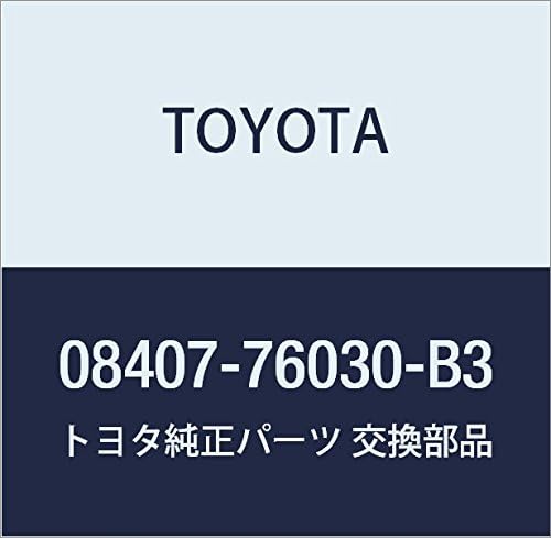 TOYOTA (toyota) Genuine Parts nanba-hure-muhuronto・riyasetto Part Number 08407 – 76030 – B3