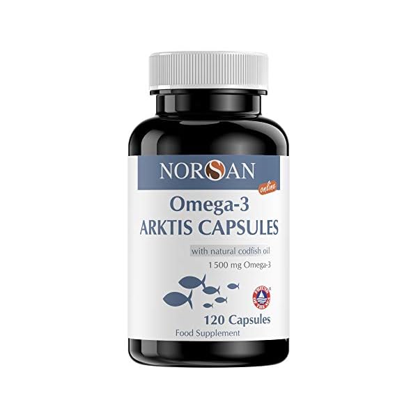 NORSAN Premium Omega 3 Olio di merluzzo ad alto dosaggio 1.500mg