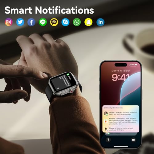 smart watch for men women 1000 mah 100 day battery life 18534 fitness tracker bluetooth callmake calls 110 sport modes ip68 waterproof heart rate 247 sleep monitor fitness watch iosandroid