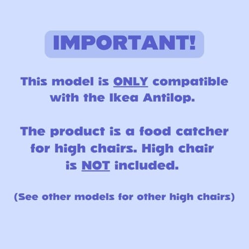 image for CATCHY - Food Catcher - Compatible with IKEA Antilop High Chair + 11 O