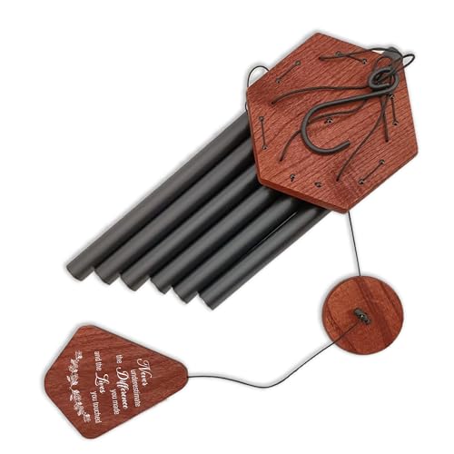Image of Retirement Wind Chimes Personalized, Retirement Gifts for Woman /Man, Teachers /Worker, Customized Wind Chimes, Decorative Wind Chimes Outdoor